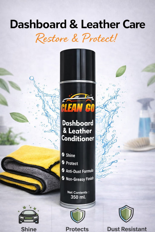 Dashboard & Leather Conditioner + Microfiber cloth